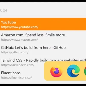 Flow Launcher bookmark search