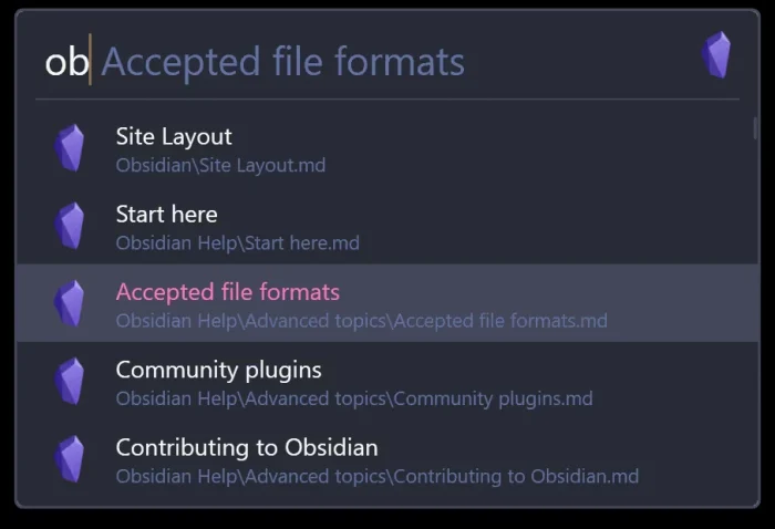 Flow Launcher searching Obsidian notes through the Obsidian plugin