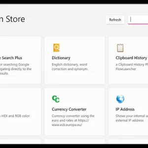 Flow Launcher plugin store