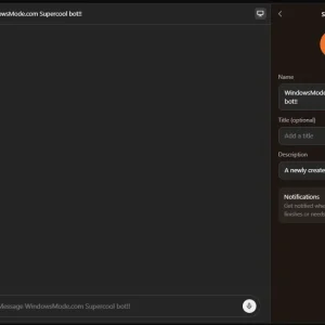 Grok bot agent settings name and notifications