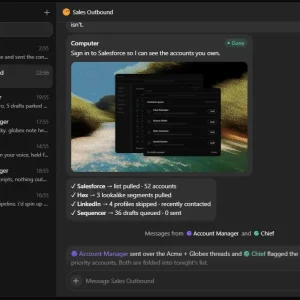 Grok bot computer use salesforce accounts view