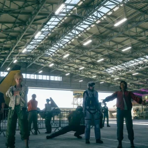 Ace Combat 8 online air base lobby