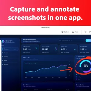 Adobe Express Photos screenshot markup