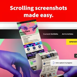 Adobe Express Photos scrolling screenshot