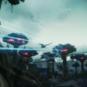 AION 2 flight over a forest