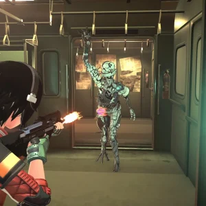 ANOMALITH fight in a train car