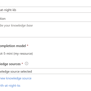 Azure AI Search knowledge base