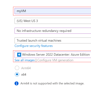 Create an Azure virtual machine