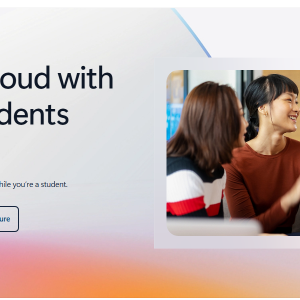 Azure for Students page