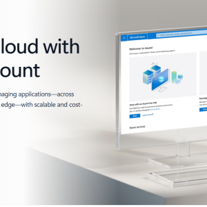 Azure free account page