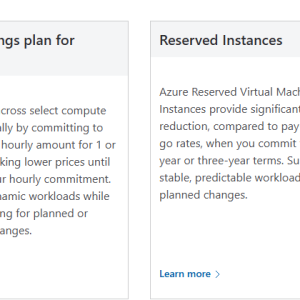 Azure VM pricing options