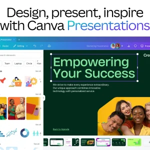 Canva Presentations editor