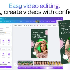 Canva video editor