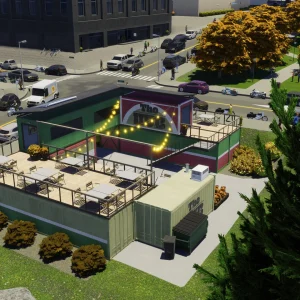 Cities Skylines II Downtown Market container hub