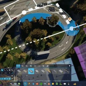Cities Skylines II road building tools