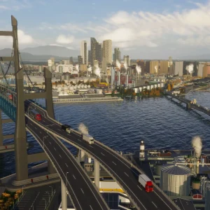 Cities Skylines II suspension bridge