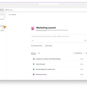 Copilot Notebooks in OneNote on Windows