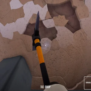 CRACK pickaxe on the egg shell
