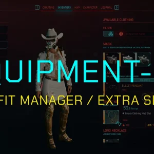 Cyberpunk 2077 mod: Equipment-EX