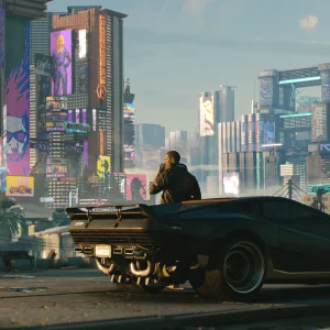 Cyberpunk 2077: Cyberpunk 2077 Night City skyline