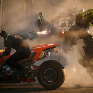 Cyberpunk 2077: Mech chase in Phantom Liberty