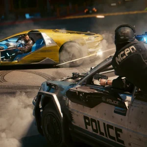 Cyberpunk 2077: Police chase