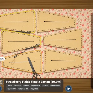 Dressmaker cutting room