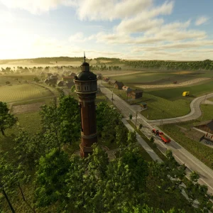 Farming Simulator 25 Farm valley overview