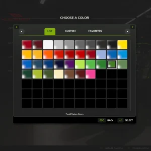 Unlimited Color Configurations mod for Farming Simulator 25