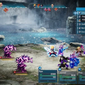 Final Fantasy Resonance turn-based battle menu