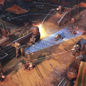 Gears Tactics overhead battle