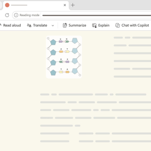 Microsoft Edge reading mode