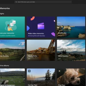 Microsoft Photos Memories