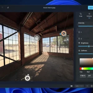 Microsoft Photos Relight