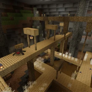 Minecraft mineshaft