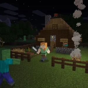 Minecraft first night
