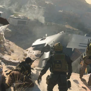 Modern Warfare III desert crash site