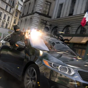 Modern Warfare 4 car chase firefight in Paris