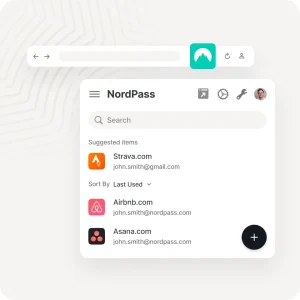 NordPass browser extension