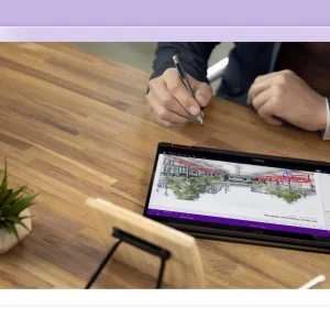 Writing in OneNote with a pen