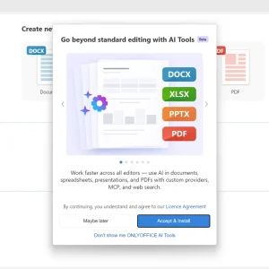 Installing ONLYOFFICE AI Tools