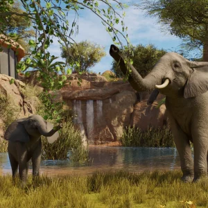 Planet Zoo 2 elephant family