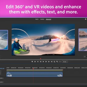 Premiere Elements 360 and VR video editing