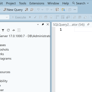 SQL Server Management Studio Object Explorer