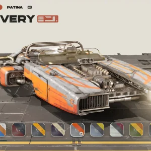 The livery editor in Star Wars Galactic Racer
