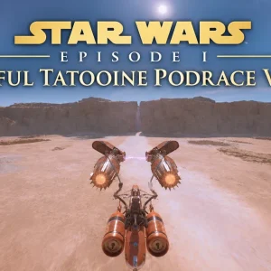 Faithful Tatooine Podrace Visuals mod for Star Wars Galactic Racer