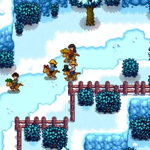 Stardew Valley Winter Horses