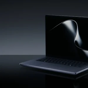 Surface Laptop Ultra open on a desk