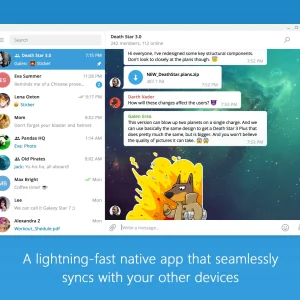 Telegram Desktop group chat