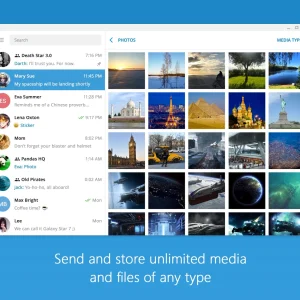 Telegram Desktop shared photos